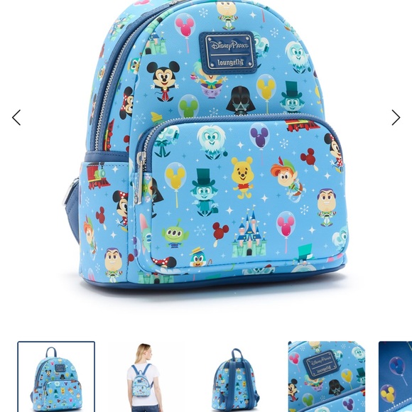 Disney Parks Loungefly *Retired* Chibi Icons 2022 mini backpack display picture 3